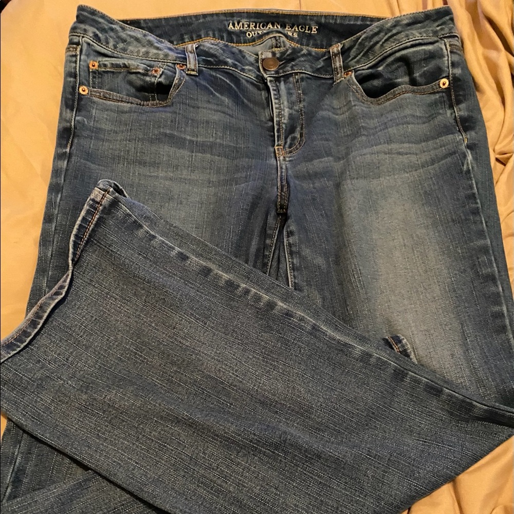 AE Boyfriend Bootcut Jeans